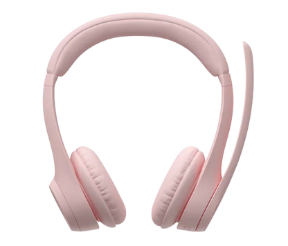 Audifonos Diadema Logitech Zone 300 Inalambricos Bluetooth Recargable Type C Rosa