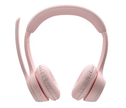 Audifonos Diadema Logitech Zone 300 Inalambricos Bluetooth Recargable Type C Rosa