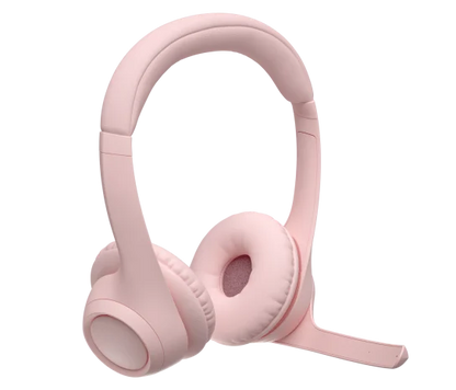 Audifonos Diadema Logitech Zone 300 Inalambricos Bluetooth Recargable Type C Rosa
