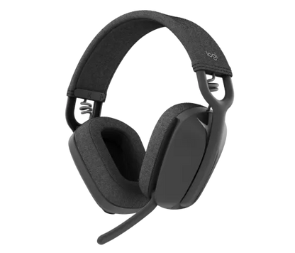 Audifonos Diadema Logitech Zone Vibe 100 Inalambricos Recargables Control De Audio Negro