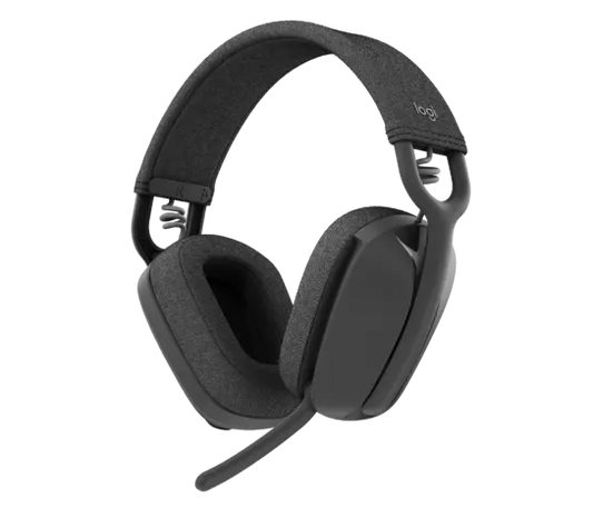 Audifonos Diadema Logitech Zone Vibe 100 Inalambricos Recargables Control De Audio Negro