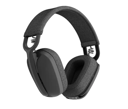 Audifonos Diadema Logitech Zone Vibe 100 Inalambricos Recargables Control De Audio Negro