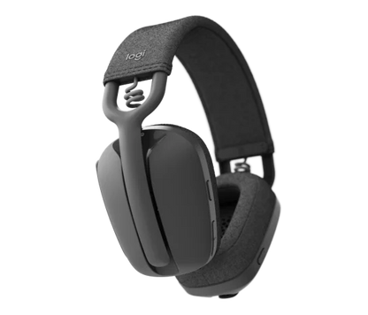 Audifonos Diadema Logitech Zone Vibe 100 Inalambricos Recargables Control De Audio Negro