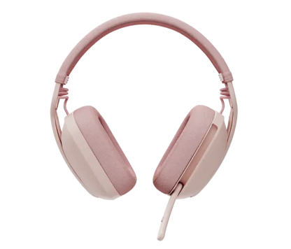 Audifonos Diadema Logitech Zone Vibe 100 Inalambricos Recargables Control De Audio Rosa