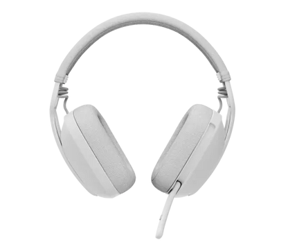 Audifonos Diadema Logitech Zone Vibe 100 Inalambricos Recargables Control De Audio Blanco