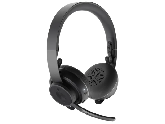 Audifonos Diadema Logitech Zone Wireles Plus Uc Inalambricos Anc Cancelacion De Ruido Recargables Negro